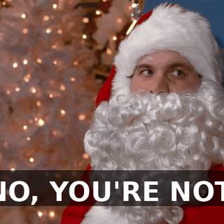 NO, YOU'RE NOT.