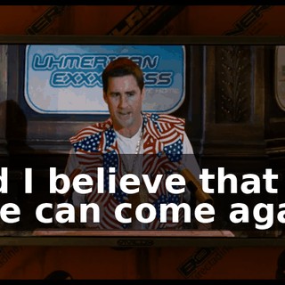 And I believe that time can come again!