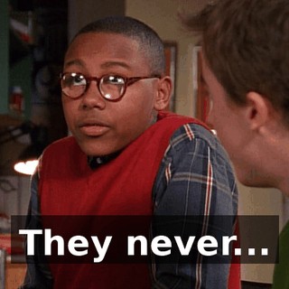 They never...