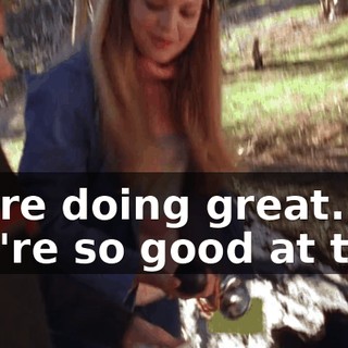 We're doing great. You're so good at this.