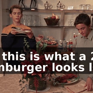 So, this is what a $24 hamburger looks like.