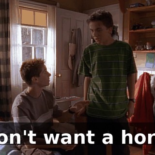 I don't want a horse.