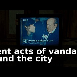 recent acts of vandalism around the city