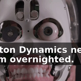 Boston Dynamics needs them overnighted.