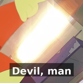 Devil, man