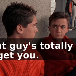 That guy's totally out to get you.