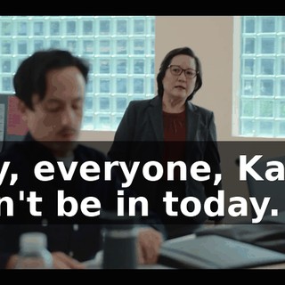 Hey, everyone, Kathy won't be in today.
