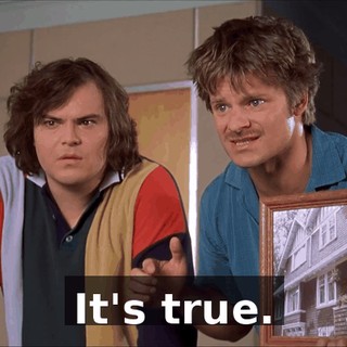 It's true.