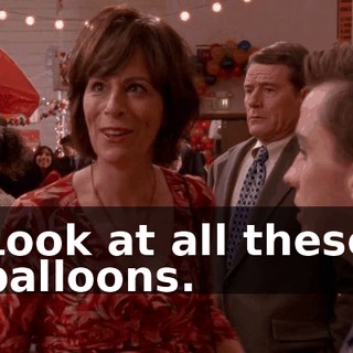 Look at all these balloons.