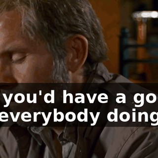 - I think you'd have a good time. - How's everybody doing here?