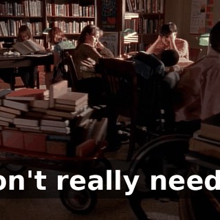 ♪ Don't really need it ♪