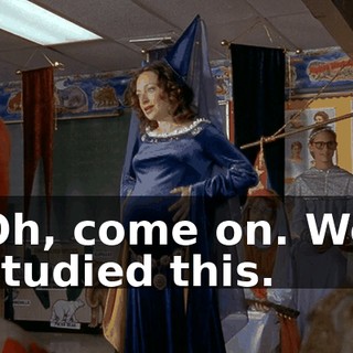 Oh, come on. We studied this.