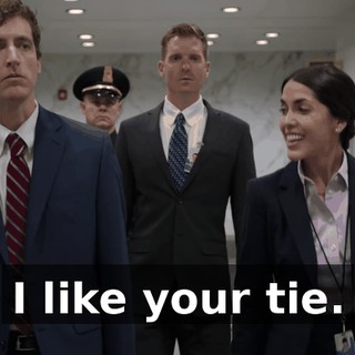 I like your tie.
