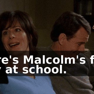 Here's Malcolm's first day at school.