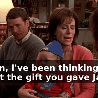 Susan, I've been thinking about the gift you gave Jamie.