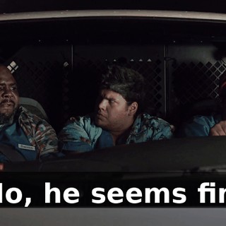 - No, he seems fine.