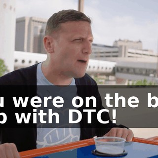 You were on the bike pub with DTC!