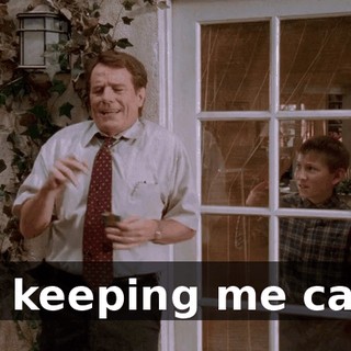 It's keeping me calm.