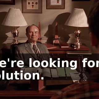 We're looking for a solution.