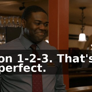 on 1-2-3. That's perfect.