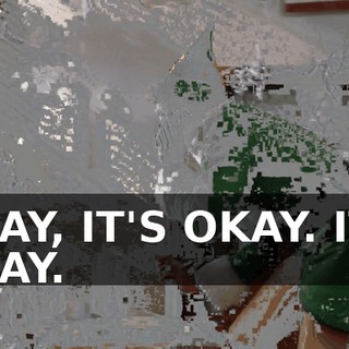 OKAY, IT'S OKAY. IT'S OKAY.