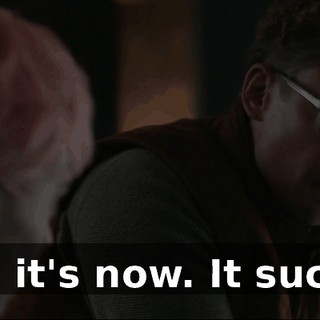 Oh, it's now. It sucks!