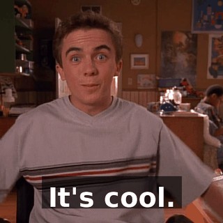It's cool.