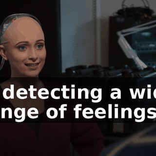 is detecting a wide range of feelings.