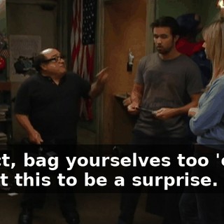In fact, bag yourselves too 'cause I want this to be a surprise.