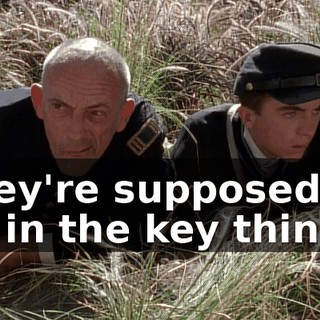 They're supposed to be in the key thingy.