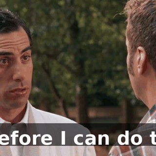 But before I can do that...