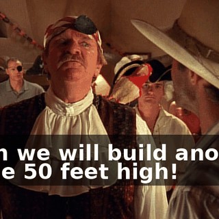 Then we will build another fence 50 feet high!