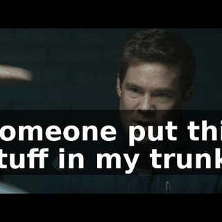 Someone put this stuff in my trunk.