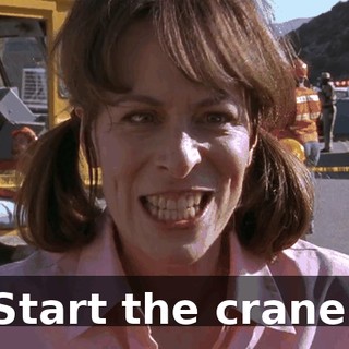 Start the crane.