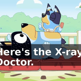 Here's the X-ray, Doctor.