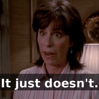It just doesn't.