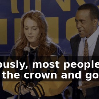 Seriously, most people just take the crown and go.