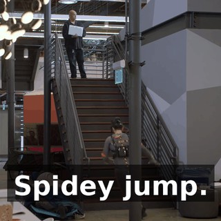 Spidey jump.