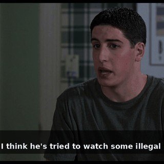 - Yeah? - No! No, I think he's tried to watch some illegal channels.