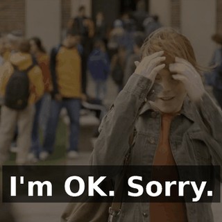 I'm OK. Sorry.