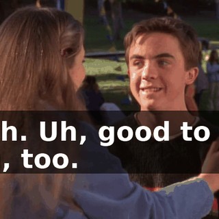 Yeah. Uh, good to see you, too.