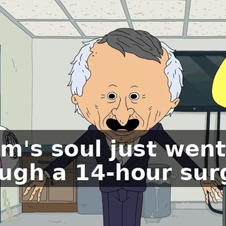 Squim's soul just went through a 14-hour surgery.