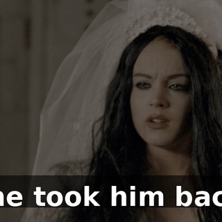 She took him back.