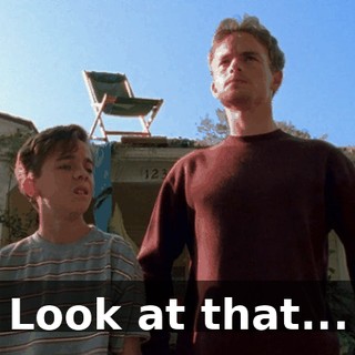Look at that...