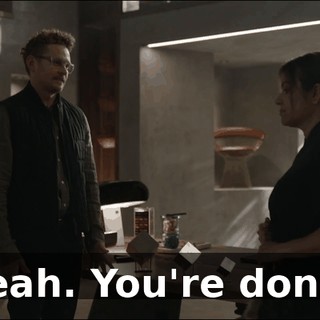Yeah. You're done.