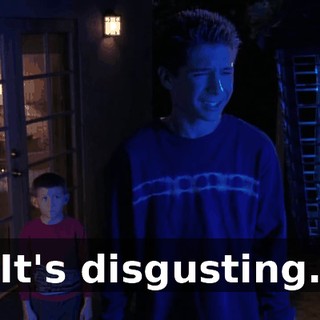 It's disgusting.
