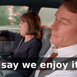 I say we enjoy it.