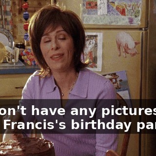we don't have any pictures from Francis's birthday parties.