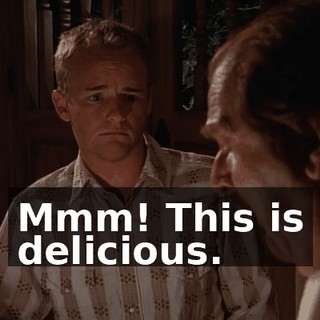 Mmm! This is delicious.