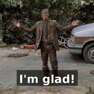 I'm glad!
